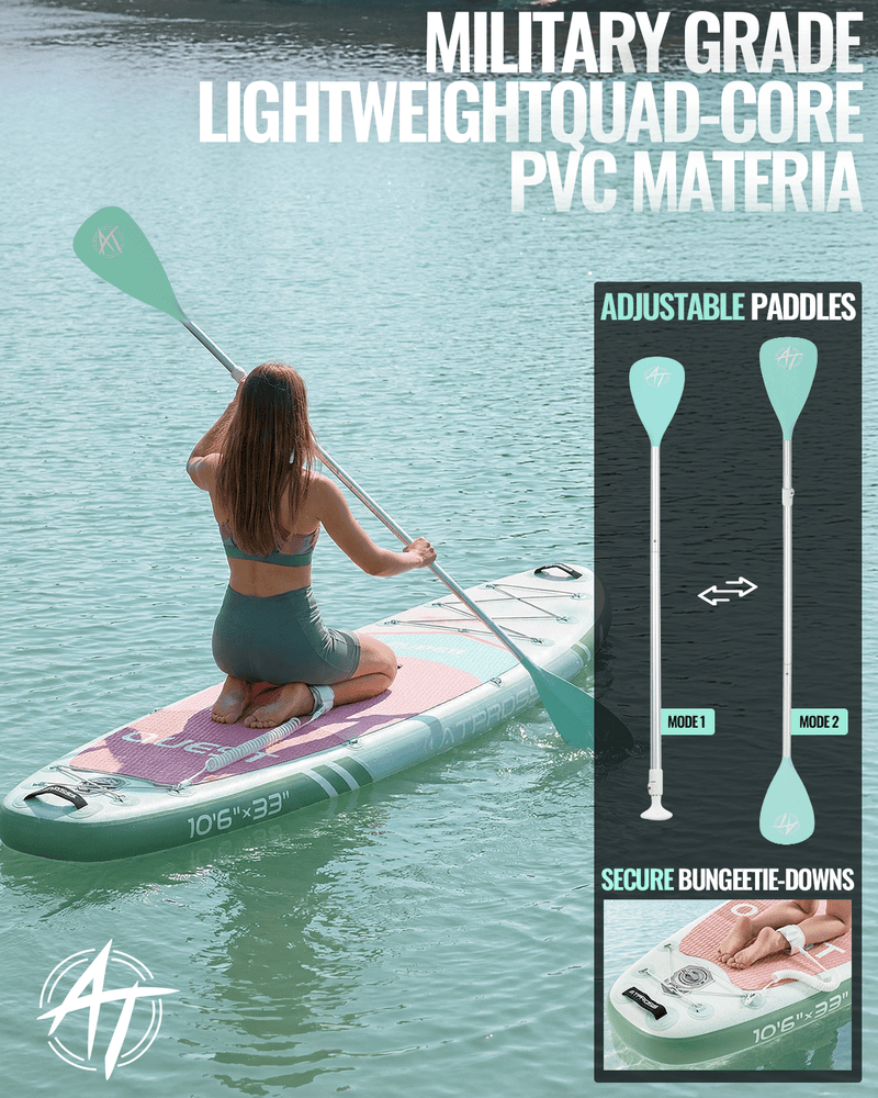 Chargez l'image dans la visionneuse de la galerie, Inflatable SUP - Gradient Orchard Glow (Green & Red) - ATPB26 - 04 PRO |Atpross Board - ATPROSS Board