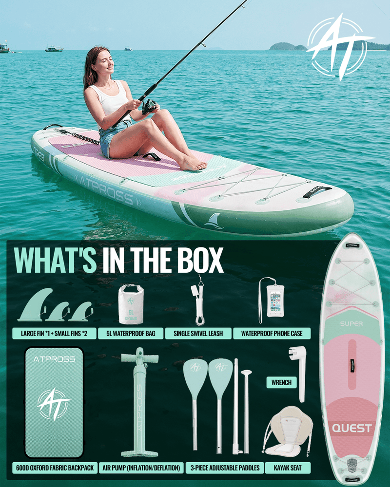 Chargez l'image dans la visionneuse de la galerie, Inflatable SUP - Gradient Orchard Glow (Green & Red) - ATPB26 - 04 PRO |Atpross Board - ATPROSS Board