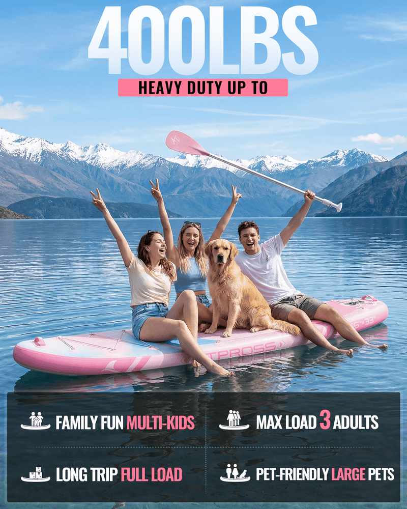 Chargez l'image dans la visionneuse de la galerie, Inflatable SUP - Gradient Skyblush (Pink & Blue) - ATPB26 - 09 PRO |Atpross Board - ATPROSS Board