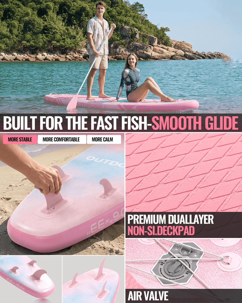 Chargez l'image dans la visionneuse de la galerie, Inflatable SUP - Gradient Skyblush (Pink & Blue) - ATPB26 - 09 PRO |Atpross Board - ATPROSS Board