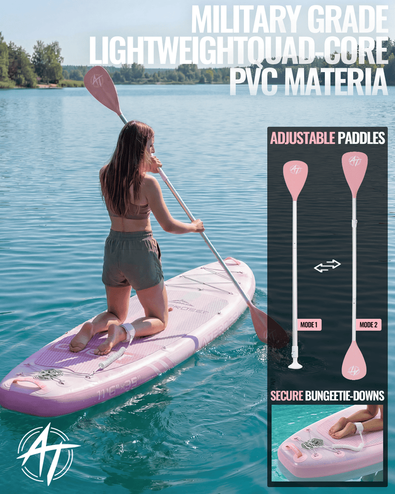Laden Sie das Bild in Galerie -Viewer, Inflatable SUP Kayak - Premium Gradient Afterglow (Pink, Purple & Orange) - ATPB26 - 17 Pro |Atpross Board - ATPROSS Board