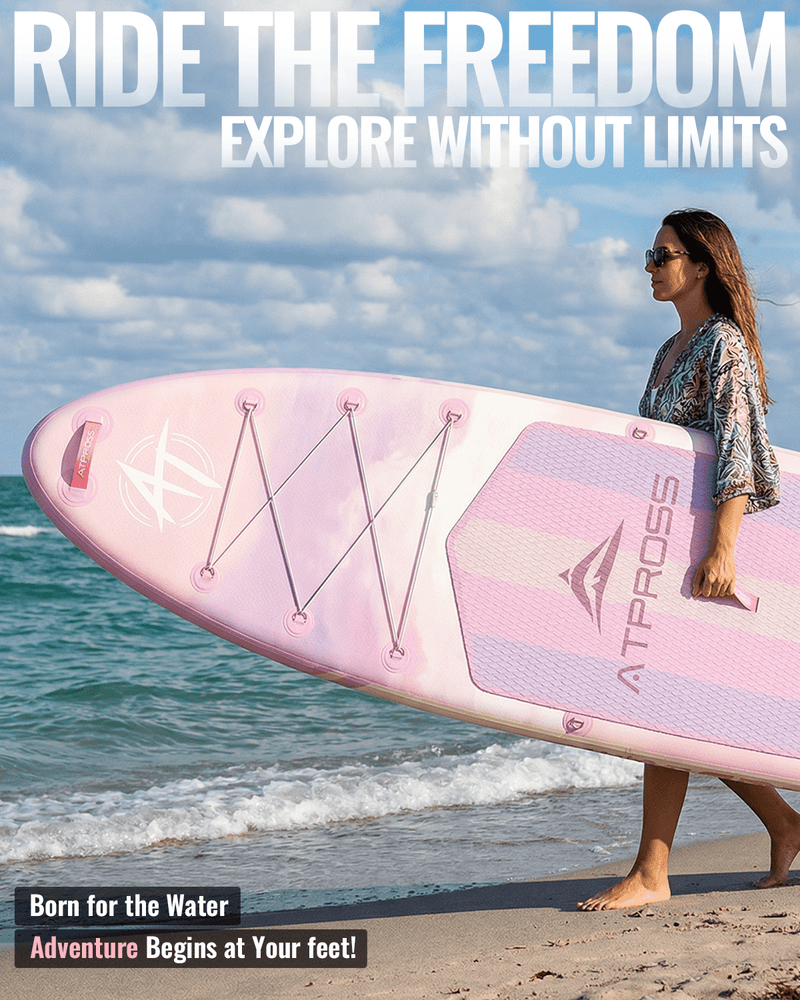 Laden Sie das Bild in Galerie -Viewer, Inflatable SUP Kayak - Premium Gradient Afterglow (Pink, Purple & Orange) - ATPB26 - 17 Pro |Atpross Board - ATPROSS Board
