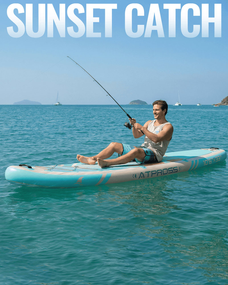 Chargez l'image dans la visionneuse de la galerie, Inflatable SUP - Wave Flow & Natural Wood Grain - ATPB26 - 02 PRO|Atpross Board - ATPROSS Board