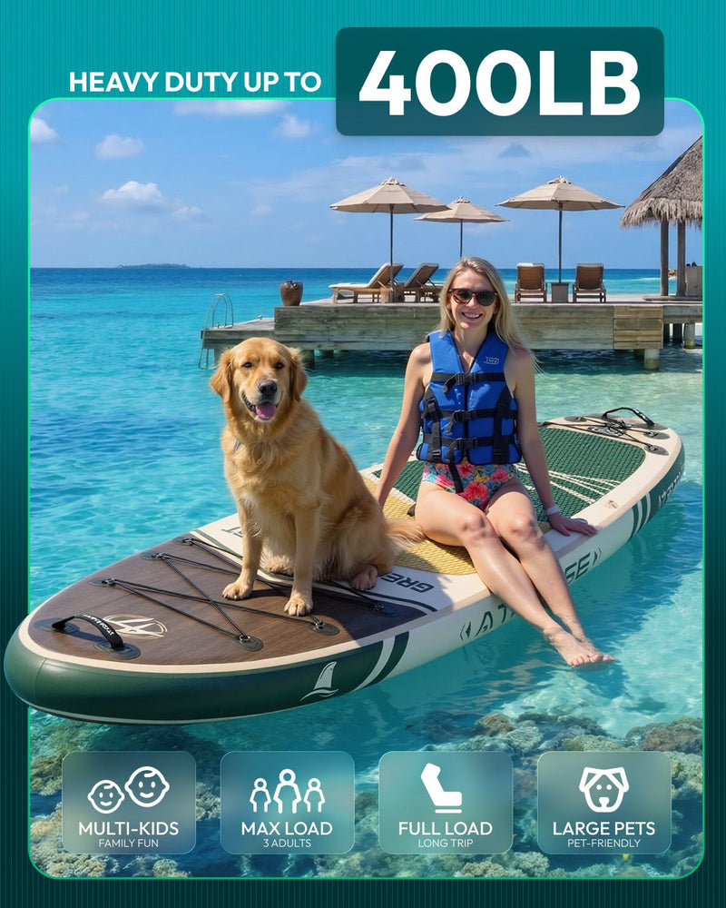 Chargez l'image dans la visionneuse de la galerie, Inflatable SUP - Woodland Brown & Forest Canvas - ATPB26 - 07 PRO |Atpross Board - ATPROSS Board