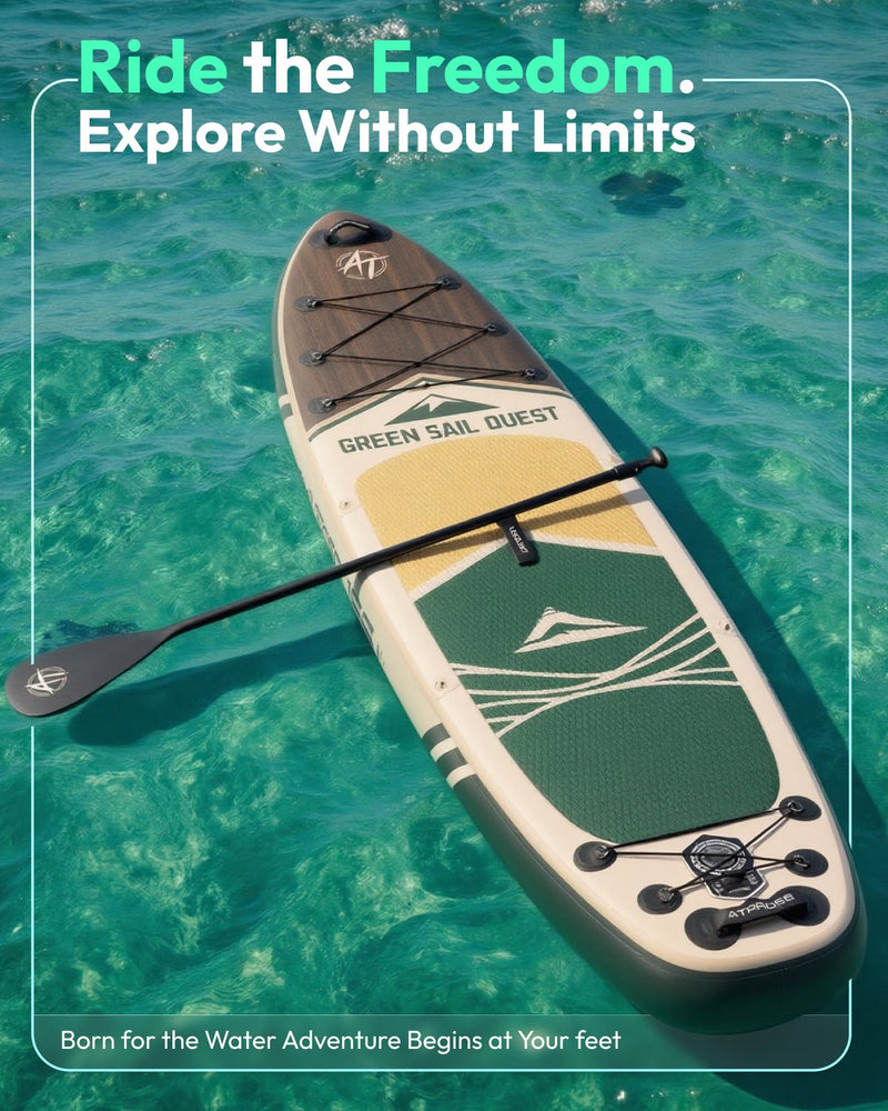 Chargez l'image dans la visionneuse de la galerie, Inflatable SUP - Woodland Brown & Forest Canvas - ATPB26 - 07 PRO |Atpross Board - ATPROSS Board