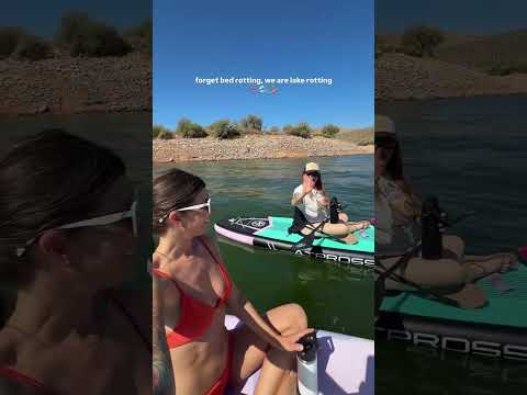 Load and play video in Gallery viewer, 12’ × 36’’ Inflatable SUP – Glacier Veil (Pastel Purple & Blue) – ATPB26-20M Pro Max | Atpross Board