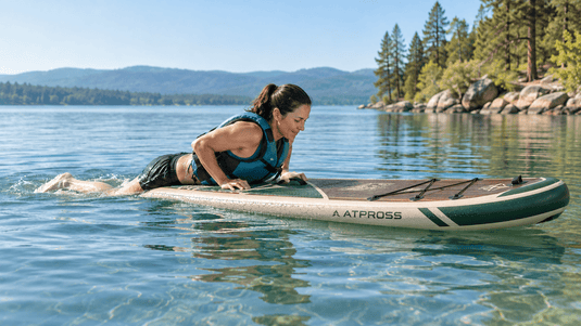 How to Get Back on a Paddle Board After Falling In - ATPROSS Board