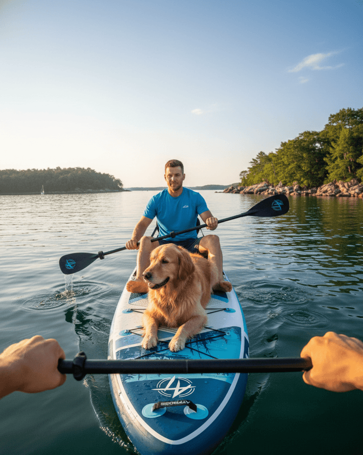How to Train Your Dog for Their First Paddle Board Ride - ATPROSS Board