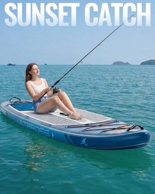 10’6’’ × 33’’ Inflatable SUP – Apex Orbit (Navy & Orange) – ATPB26 - 11P Pro | Atpross Board - ATPROSS Board