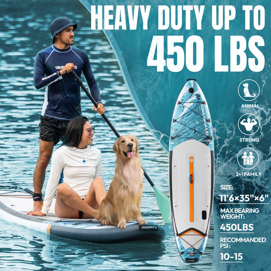 11'6'' × 35'' Inflatable SUP – AT - PB - 05 Pro Paddle Board | Atpross - ATPROSS Board