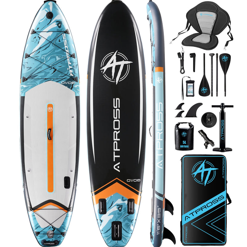 Load image into Gallery viewer, 11'6'' × 35'' Inflatable SUP – AT - PB - 05 Pro Paddle Board | Atpross - ATPROSS Board
