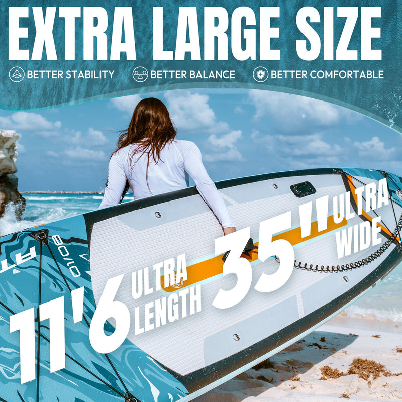 Load image into Gallery viewer, 11'6'' × 35'' Inflatable SUP – AT - PB - 05 Pro Paddle Board | Atpross - ATPROSS Board
