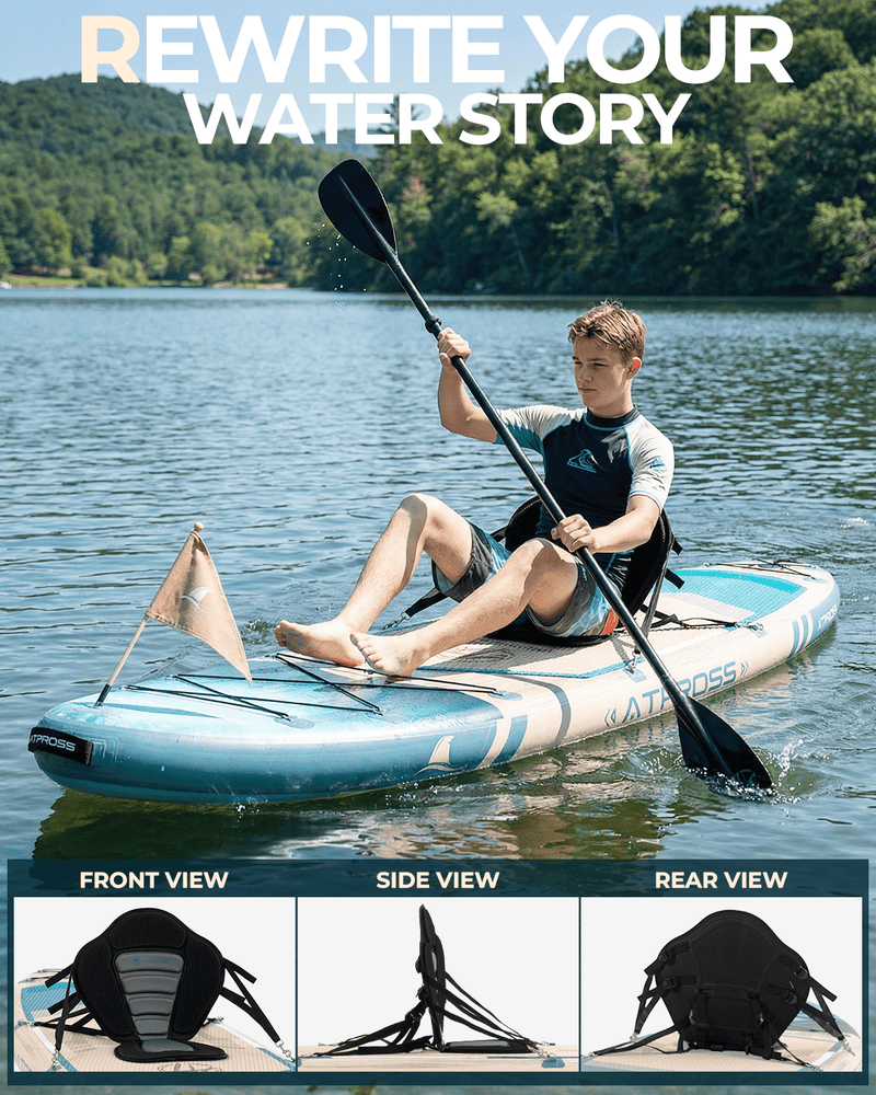 Load image into Gallery viewer, 11’6’’ × 35'' Inflatable SUP Kayak - Premium Dark Forest &amp; Lagoon Teal - ATPB26 - 14 Pro ｜Atpross Board - ATPROSS Board
