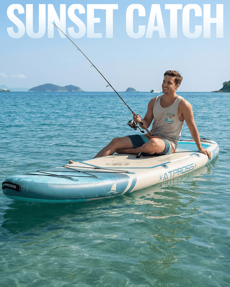 Load image into Gallery viewer, 11’6’’ × 35'' Inflatable SUP Kayak - Premium Dark Forest &amp; Lagoon Teal - ATPB26 - 14 Pro ｜Atpross Board - ATPROSS Board
