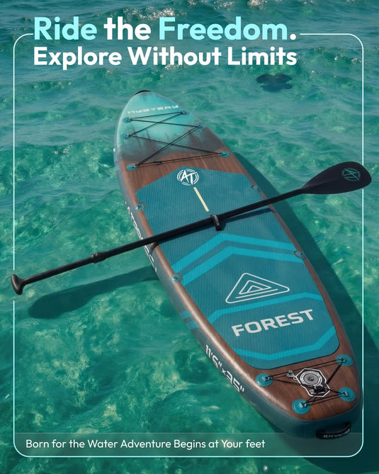 11’6’’ × 35’’ Inflatable SUP – Premium Dark Forest (Abyss Green) – ATPB26 - 13B Basic | Atpross Board - ATPROSS Board