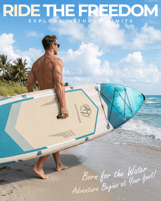 11’6’’ × 35’’ Inflatable SUP – Premium Dark Forest (Lagoon Teal) – ATPB26 - 14B Basic | Atpross Board - ATPROSS Board