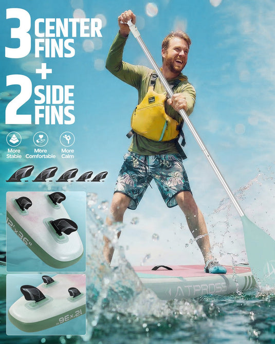 12’ × 36’’ Inflatable SUP – Gradient Orchard Glow (Green & Red) – ATPB26 - 24M Pro Max | Atpross Board - ATPROSS Board