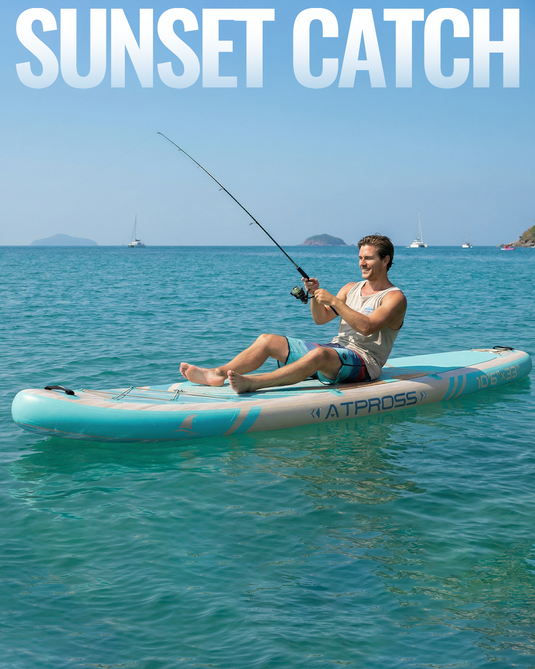 Inflatable SUP-Wave Flow & Natural Wood Grain-ATPB26-02 PRO｜Atpross Board