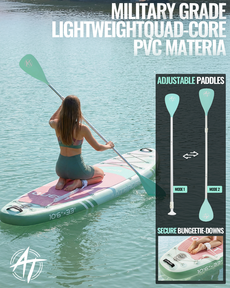 Load image into Gallery viewer, Inflatable SUP-Gradient Orchard Glow (Green &amp; Red)-ATPB26-04 PRO ｜Atpross Board
