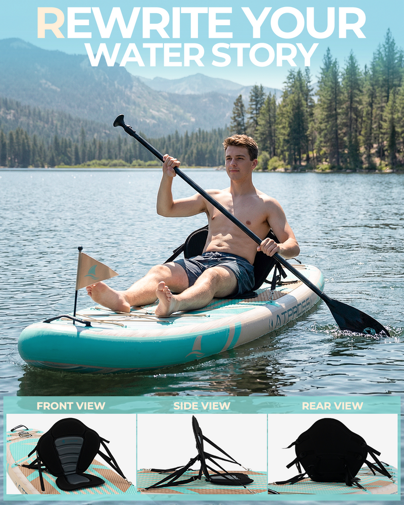 Load image into Gallery viewer, Inflatable SUP-Wave Flow &amp; Natural Wood Grain-ATPB26-02 PRO｜Atpross Board
