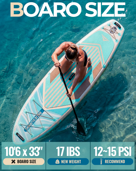 Inflatable SUP-Wave Flow & Natural Wood Grain-ATPB26-02 PRO｜Atpross Board