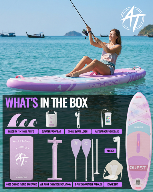 Inflatable SUP-Gradient Dreamveil (Purple & Blue)-ATPB26-03 PRO ｜Atpross Board