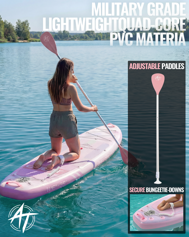 Load image into Gallery viewer, 11’6'' × 35'' Inflatable SUP Kayak-Premium Gradient Afterglow (Pink, Purple &amp; Orange)-ATPB26-17 Basic ｜Atpross Board

