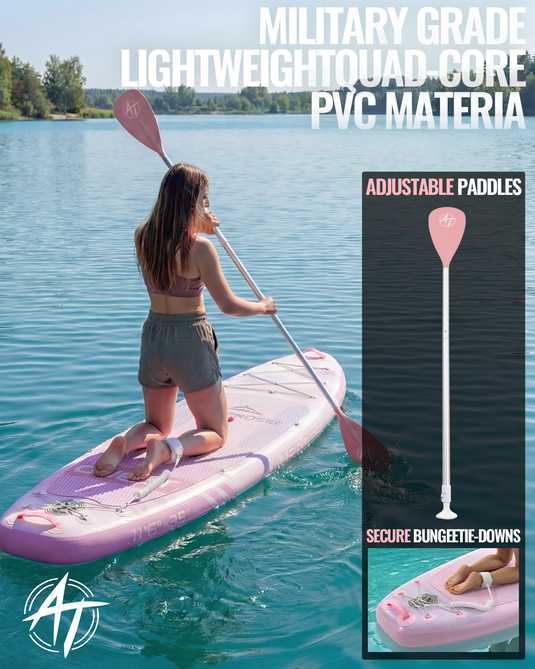 11’6'' × 35'' Inflatable SUP Kayak-Premium Gradient Afterglow (Pink, Purple & Orange)-ATPB26-17 Basic ｜Atpross Board