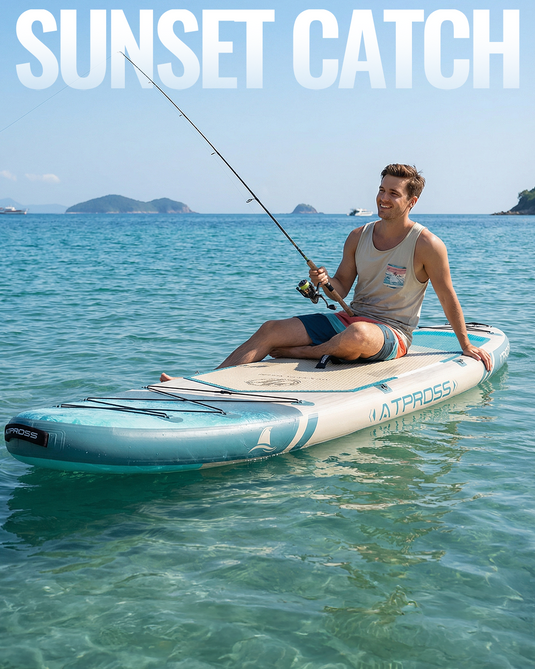 11’6’’ × 35’’ SUP Gonfiabile – Premium Dark Forest (Verde Laguna) – ATPB26-14B Basic | Atpross Board