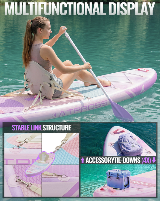 Inflatable SUP - Gradient Dreamveil (Purple & Blue) - ATPB26 - 03 PRO ｜Atpross Board - ATPROSS Board