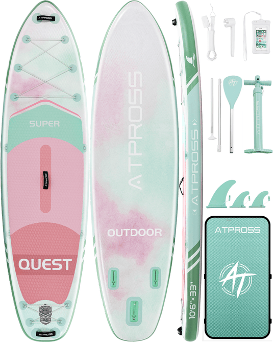 Inflatable SUP - Gradient Orchard Glow (Green & Red) - ATPB26 - 04 Basic ｜Atpross Board - ATPROSS Board