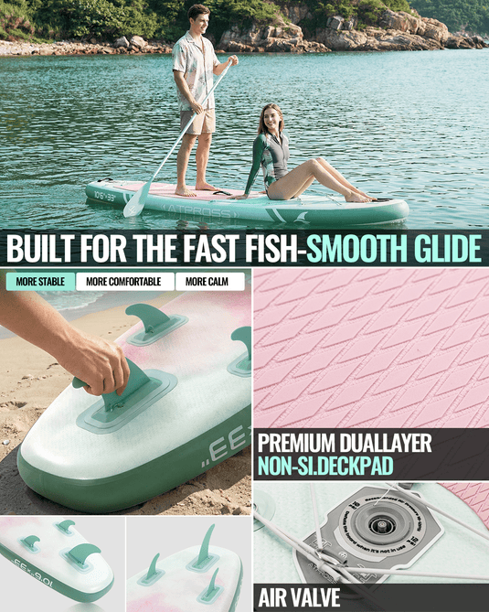 Inflatable SUP - Gradient Orchard Glow (Green & Red) - ATPB26 - 04 PRO ｜Atpross Board - ATPROSS Board