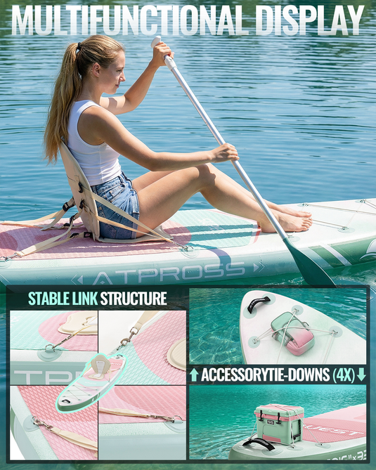 Inflatable SUP - Gradient Orchard Glow (Green & Red) - ATPB26 - 04 PRO ｜Atpross Board - ATPROSS Board