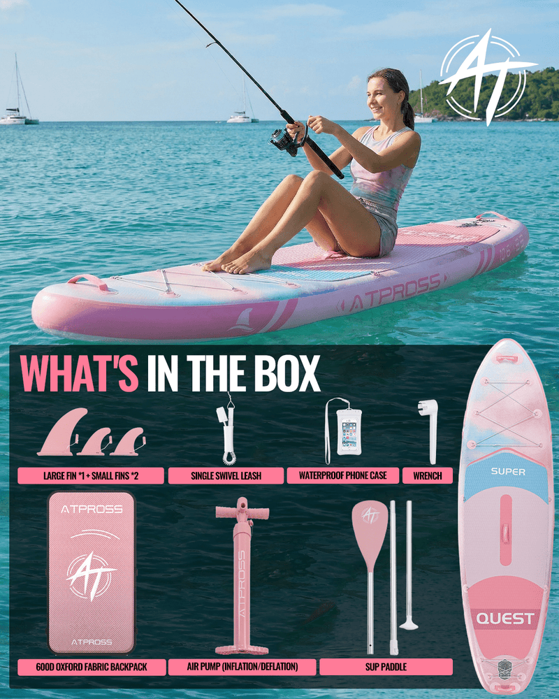 Load image into Gallery viewer, Inflatable SUP - Gradient Skyblush (Pink &amp; Blue) - ATPB26 - 09 Basic ｜Atpross Board - ATPROSS Board
