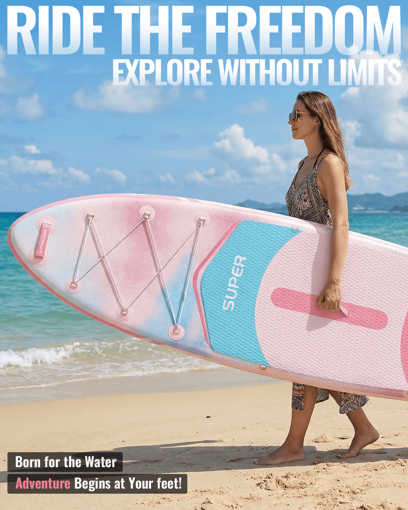 Load image into Gallery viewer, Inflatable SUP - Gradient Skyblush (Pink &amp; Blue) - ATPB26 - 09 PRO ｜Atpross Board - ATPROSS Board
