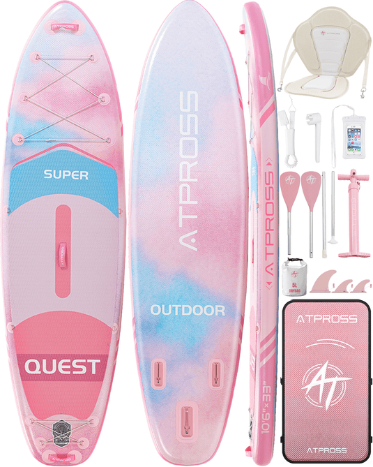 Inflatable SUP - Gradient Skyblush (Pink & Blue) - ATPB26 - 09 PRO ｜Atpross Board - ATPROSS Board
