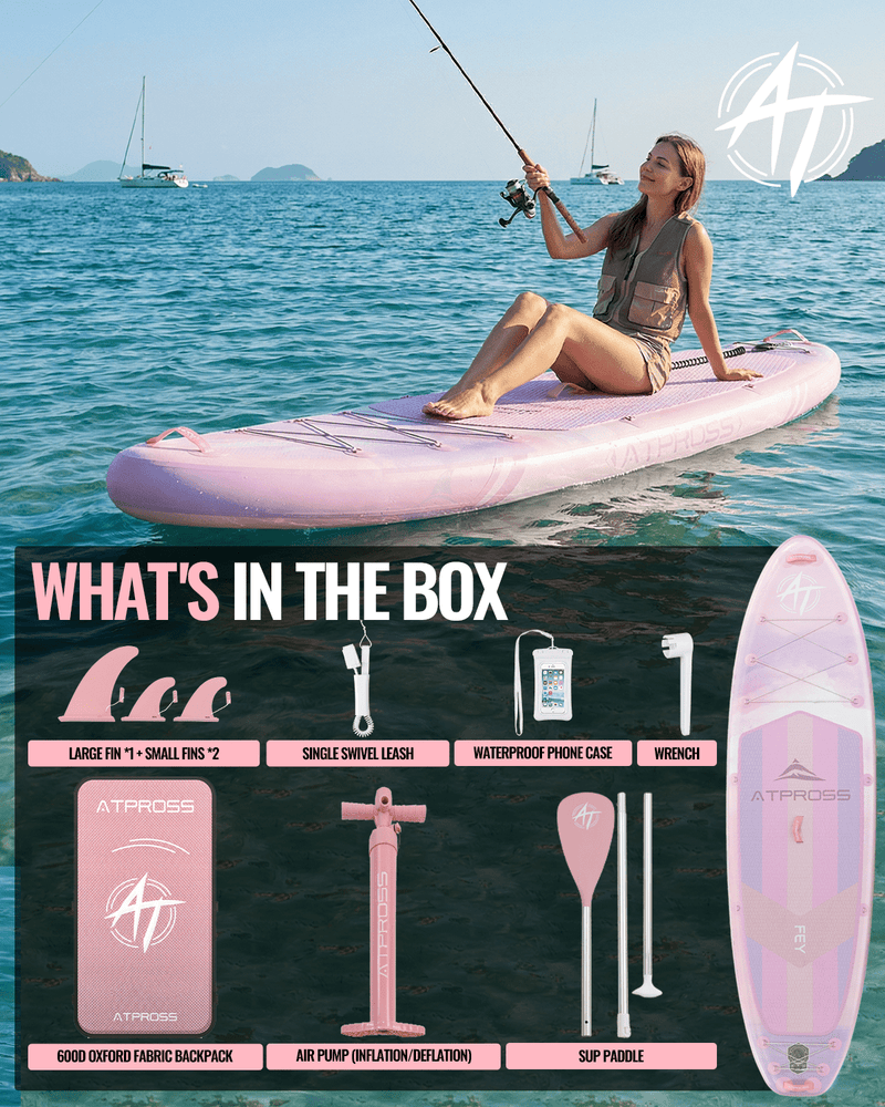 Load image into Gallery viewer, Inflatable SUP Kayak - Premium Gradient Afterglow (Pink, Purple &amp; Orange) - ATPB26 - 17 Basic ｜Atpross Board - ATPROSS Board
