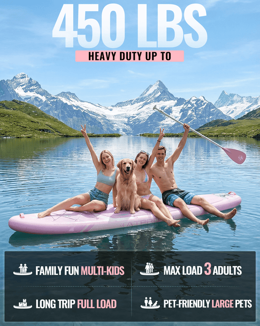 Inflatable SUP Kayak - Premium Gradient Afterglow (Pink, Purple & Orange) - ATPB26 - 17 Pro ｜Atpross Board - ATPROSS Board