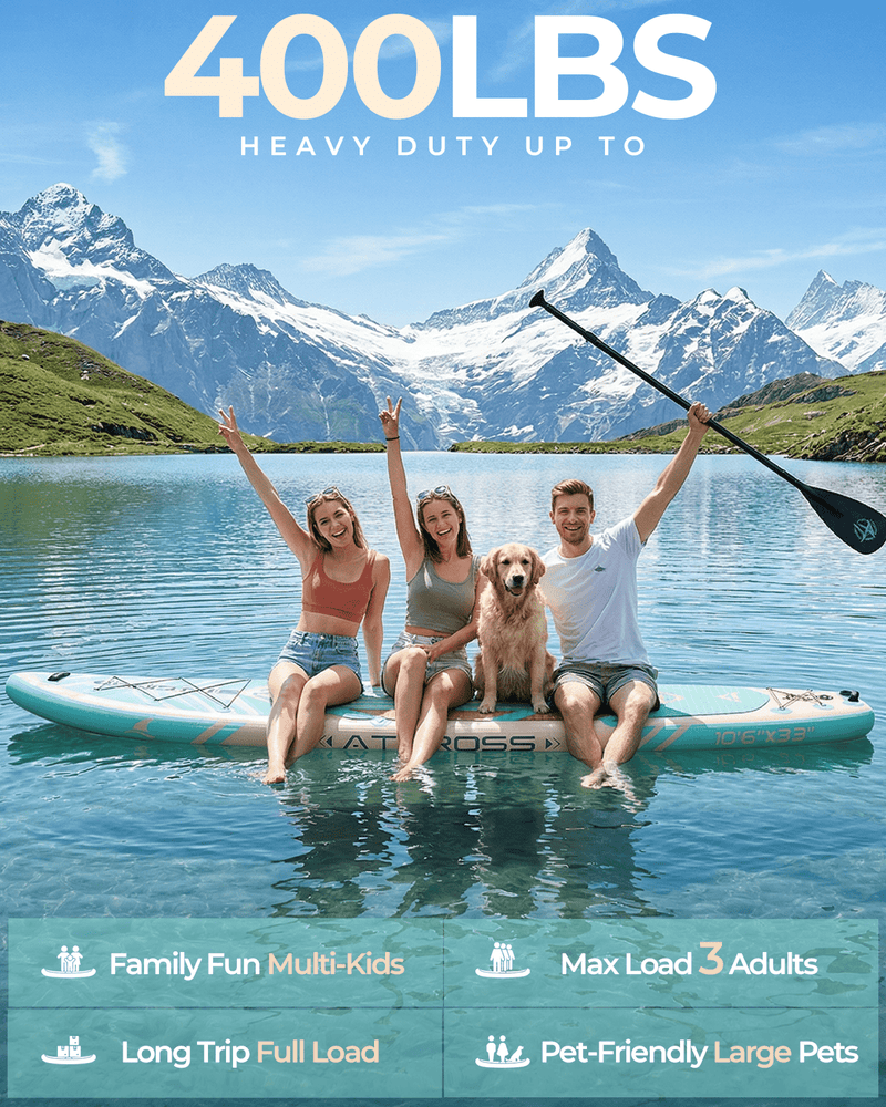 Load image into Gallery viewer, Inflatable SUP - Wave Flow &amp; Natural Wood Grain - ATPB26 - 02 PRO｜Atpross Board - ATPROSS Board
