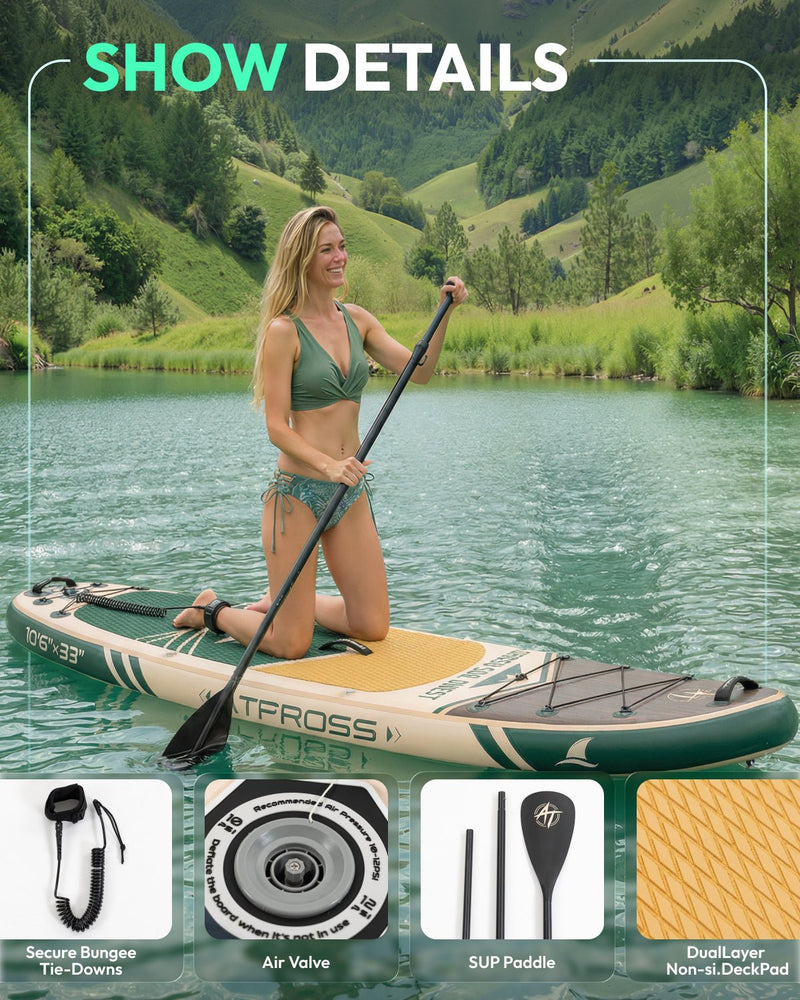 Load image into Gallery viewer, Inflatable SUP - Woodland Brown &amp; Forest Canvas - ATPB26 - 07 PRO ｜Atpross Board - ATPROSS Board
