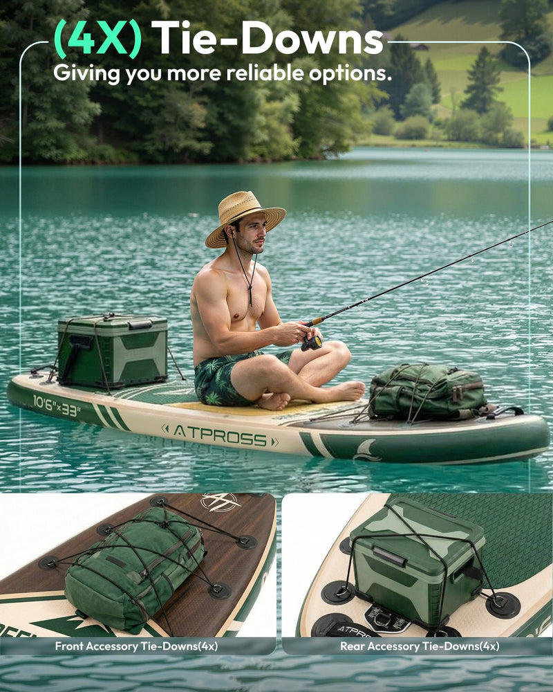 Load image into Gallery viewer, Inflatable SUP - Woodland Brown &amp; Forest Canvas - ATPB26 - 07 PRO ｜Atpross Board - ATPROSS Board
