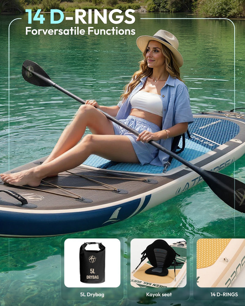 Load image into Gallery viewer, Inflatable SUP - Woodland Brown &amp; Heritage Blue - ATPB26 - 01 Basic ｜Atpross Board - ATPROSS Board
