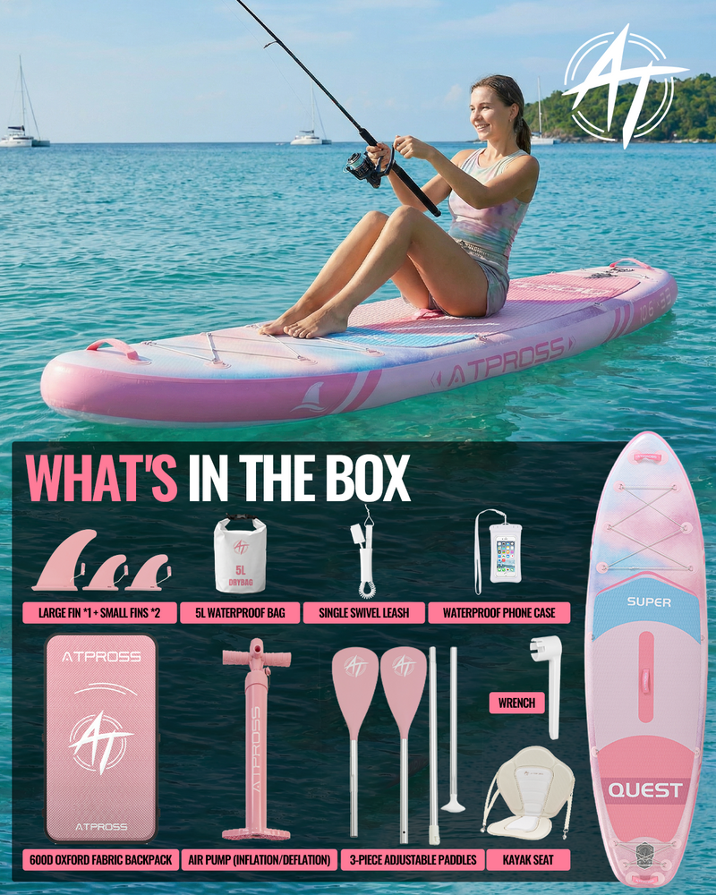 Load image into Gallery viewer, Inflatable SUP-Gradient Skyblush (Pink &amp; Blue)-ATPB26-09 PRO ｜Atpross Board
