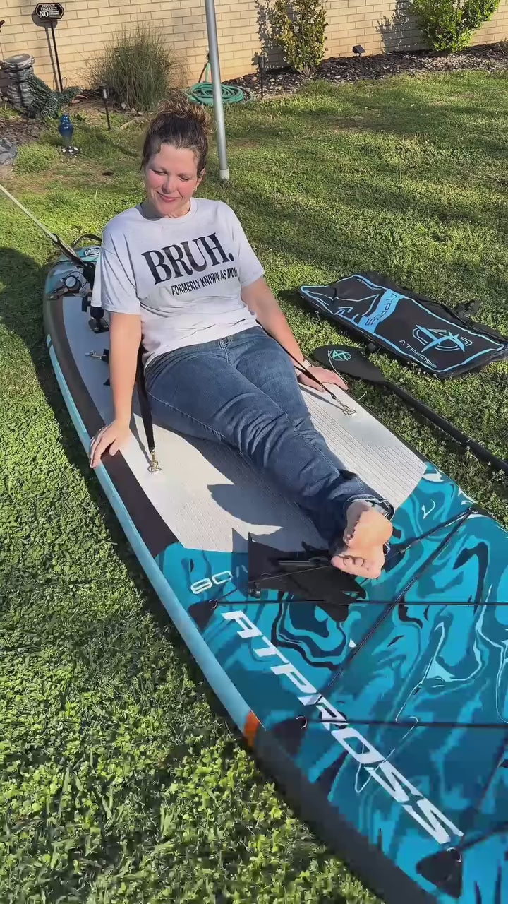 Load and play video in Gallery viewer, 11'6'' × 35'' Inflatable SUP – AT-PB-05 Pro Paddle Board | Atpross
