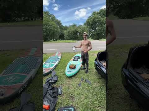 Load and play video in Gallery viewer, 10’6’’ × 33'' Inflatable SUP-Wave Flow &amp; Natural Wood Grain-ATPB26-02 PRO｜Atpross Board
