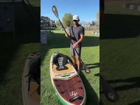 Load and play video in Gallery viewer, 10’6’’ × 33'' Inflatable SUP-Woodland Brown &amp; Forest Canvas-ATPB26-07 PRO ｜Atpross Board
