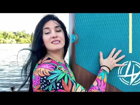 Load and play video in Gallery viewer, 11’6’’ × 35'' Inflatable SUP Kayak-Premium Dark Forest &amp; Abyss Green-ATPB26-13 Pro ｜Atpross Board
