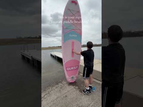 Load and play video in Gallery viewer, 10’6’’ × 33'' Inflatable SUP-Gradient Skyblush (Pink &amp; Blue)-ATPB26-09 Basic ｜Atpross Board
